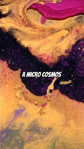 Creating a micro cosmos with paint