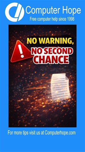 Stop Accidentally Deleting Files (Turn This ON!) #WindowsTips #ComputerTips #TechTips #PCTricks