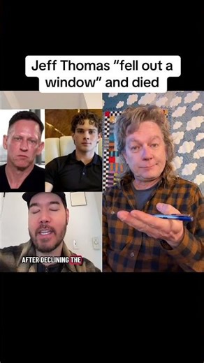 Jeff Thomas “fell out a window” and died #duet #petertheil #clavicular #influencer #jeffthomas #maga