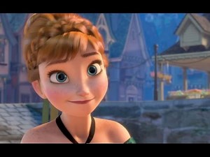 Magic Timer 2 Minute Brushing Video with Frozen - Anna Sticker