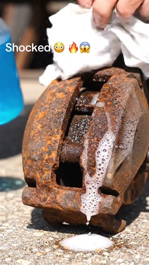 🔥 Rusty Brake Caliper Restoration | 😱Satisfying Rust Removal 😱🔥 #metalrestoration #satisfying