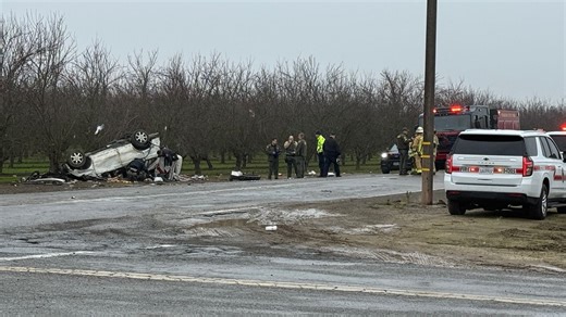 2 dead, 3 hospitalized after rollover crash; 4 ejected