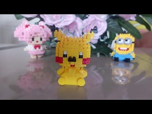 How to Build Lego Mini Bricks PIKACHU || Puzzle Building Blocks Q5011 Micro