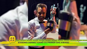 Eugenio Derbez no se lo creía, ganó su primer SAG award, se codeó con grandes estrellas. Más videos en https://aztecaamerica.com/ | Azteca America