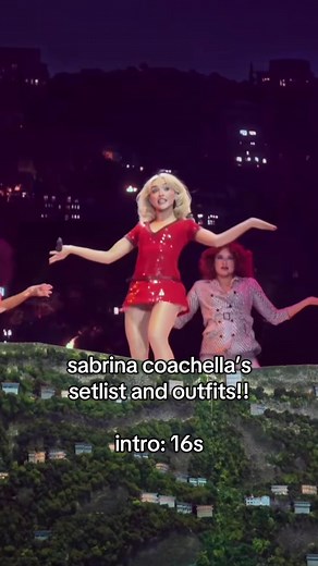 Sabrina Carpenter's Coachella Weekend 2 Outfits & Setlist