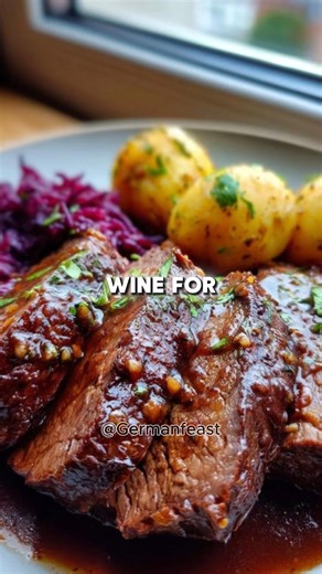 The German Winter Comfort Plate (Sauerbraten) | German Feast