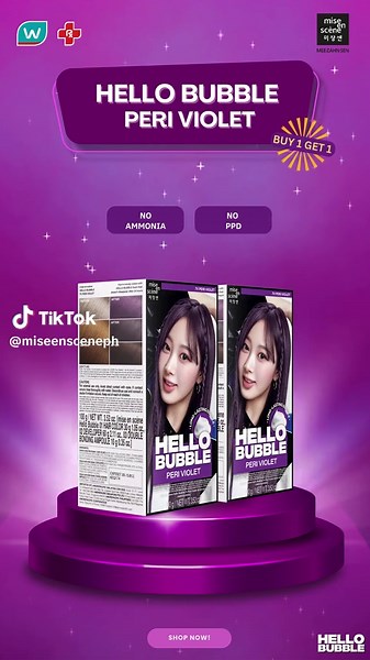 Hello Bubble: Vibrant Hair Color Transformation