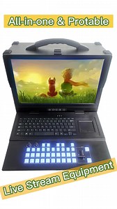 All-In-One Live Streaming Broadcast Machine Supports Facebook LinkedIn TikTok YouTube Twitter Radio & TV Broadcasting Equipment