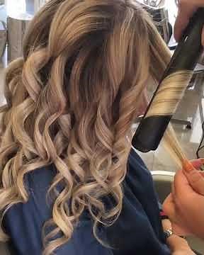 Locken mit dem Glätteisen, Korkenzieher, Schiller - Locken, Beauty hack,