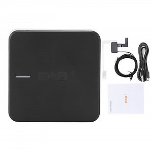 Dilwe Boîte DAB de voiture Car DAB Box Récepteur Radio Portable Adaptateur Audio Numérique Interface TypeC pour video autoradio