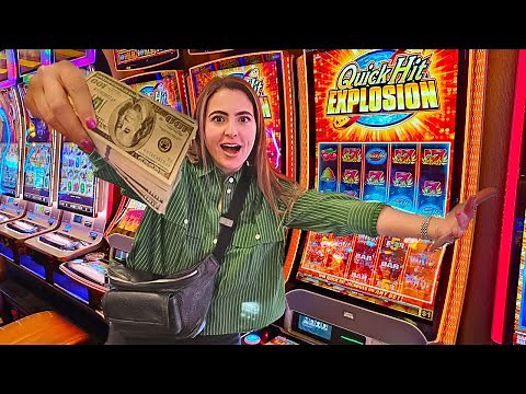 Risking $1,000 Playing The Newest Quick Hit Slot Machine!