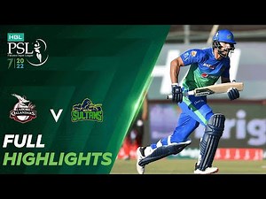 Full Highlights | Lahore Qalandars vs Multan Sultans | Match 3 | HBL PSL 7 | ML2T