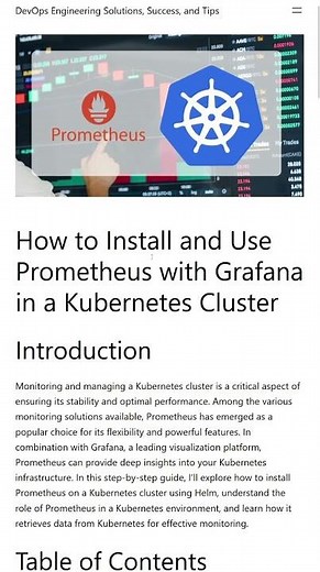 Mastering Kubernetes Monitoring with Prometheus & Grafana - A Step-by-Step Guide! #shorts
