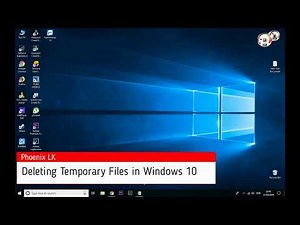 How to delete temporary files in Windows 10
