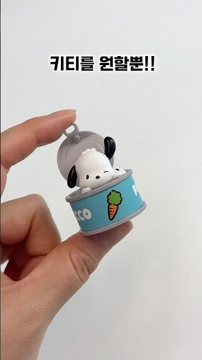 Pochacco inside a can?! How did it get in there?! Cute Sanrio Blind Box Unboxing 🪎 Sanrio Blind B...
