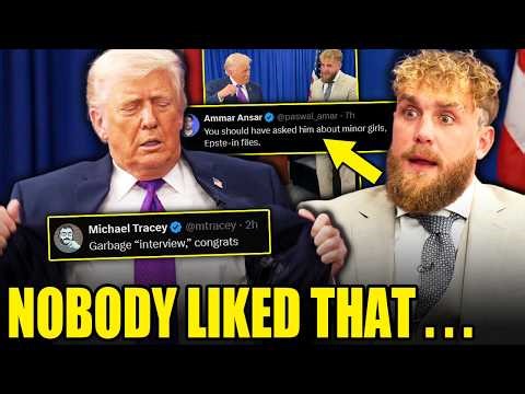 Trump and Jake Paul BRUTALLY ROASTED after Interview BACKFIRES
