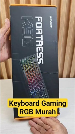 Keyboard PC Gaming RGB Murah Rexus Fortress K9G