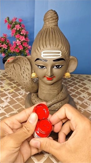 mitti se shivling kaise banaye 🕉mahadev making at home 🌺mahadev status 🚩shivling making#shorts#art