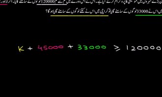 Two-step inequality word problem: R\u0026B