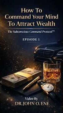 How To Command Your Mind To Attract Wealth. The Subconscious Command Protocol™