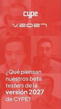 ¡Gracias por formar parte de CYPE 2027!
