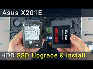 Asus X201E HDD to SSD Replacement – Full Installation Guide