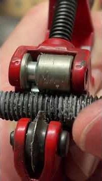 Quickly clean bolt threads from rust, rtv, or debris