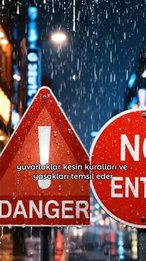 TRAFİK TABELALARININ ŞEKİLLERİ NE ANLAMA GELİYOR? 🛣️😱 #shorts