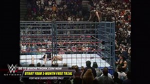 99K views · 1.4K reactions | The top of a Steel Cage? NO PROBLEM for Mankind! | WWE Network | Facebook