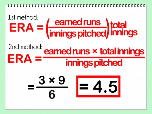 How to Calculate ERA (Earned Run Average): 8 Steps (with Pictures)