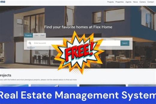 Complete Real Estate Management System in PHP MySQL with Source Code