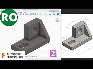 Fusion 360 | Beginner Tutorial | Exercise 2 | Romanian Language
