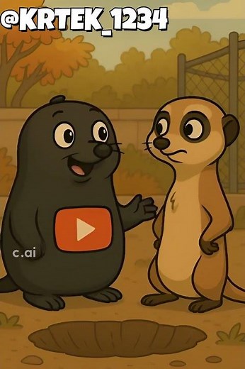 👉 Krtek potkal svoje „sousedy“ v ZOO! 😂🦫🕳️