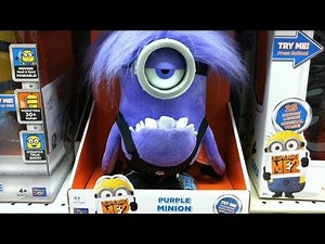 Light Up Talking Purple Minion Plush from Despicable Me 2 In Store Preview