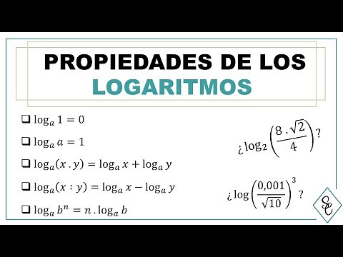 LOGARITMOS - Propiedades - Cómo resolver y aplicar cada una de ellas
