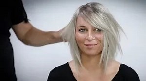 Check out this hair color transformation. From blonde to silver with a shadow root! | Matt Beck