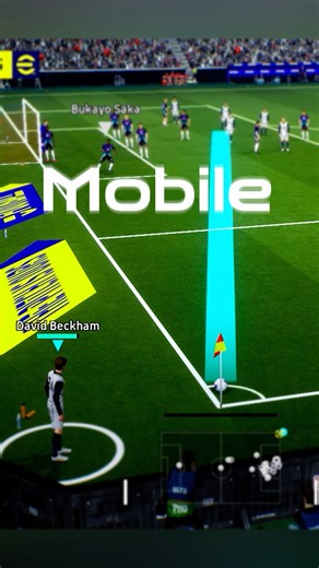 Corner-Kick in efootball mobile 2027 #efootball2027 efootball