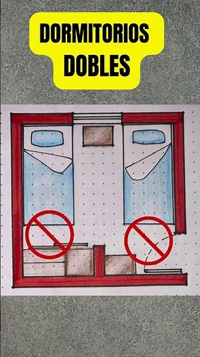 DOS CAMAS EN UN DORMITORIO? ESTE ES EL TAMAÑO IDEAL #diseñodeinteriores #arquitectura #casapropia