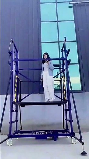 Electric Scaffold Lift,Mobile Electric Lifting Scaffold,Folding Foldable 6m Electric Scaffolding