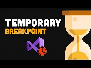 How to use temporary breakpoints in Visual Studio