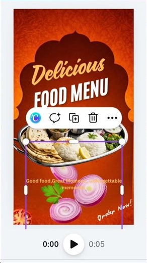 Food Menu🍛|Making graphic design #canva #graphicdesign #canvagraphicfoodmenu #canvafoodmenu