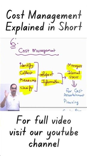 What is Cost Management? | Quick Guide | CMA Inter Cost Accounting | CMA Chander Dureja