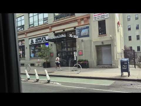 MTA: 2022 Nova LFS #8779 on the Q96 E/F train shuttle bus ride to 21 St-Queensbridge