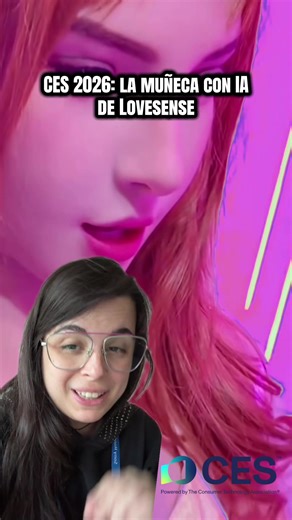 CES 2026: Lovesense AI Doll, la novia robot que funciona con inteligencia artificial y que no es tan segura como parece 😳😳😳 #ces2026 #inteligenciaartificial #ai #aidoll #robots