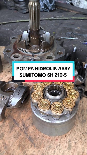 Pompa Hidrolik / Main Pump Excavator Sumitomo SH 210-5 Copotan Genuine Original
