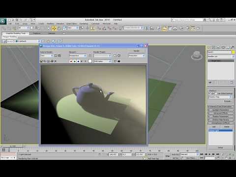 3ds max lighting tutorial: Volume light