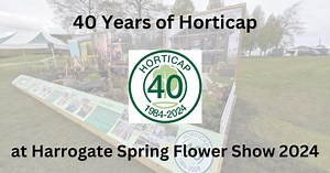 It's the first day of the Harrogate Spring Flower Show and we're waiting for you at our show garden! Staff and students have worked hard on our 40th Anniversary display depicting 4 eras of Horticap. Drop by and see us. www.horticap.org #Harrogate #charity #learningdisabilities #horticulture Harrogate Flower Show | Horticap