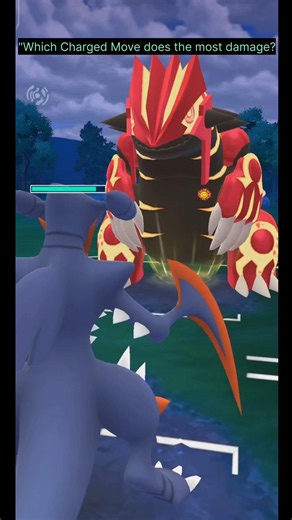 Mega Garchomp vs Primal Groudon 💥Ground battle in #pokemongo | #shorts #megagarchomp #mega #groudon