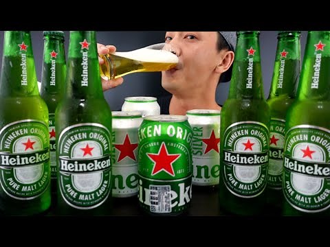 ASMR BEERS(HEINEKEN NIGHTS) MUKBANG 맥주 하이네켄 먹방 | NO TALKING EATING SOUNDS