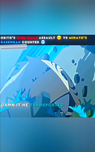 84K views · 4.1K reactions | Obito 's Nine tails const VS Minato' Rasengan | Naruto Anime Reels | Facebook